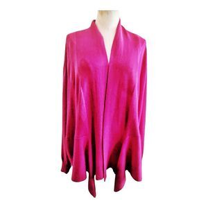 89th and Madison Plus Size Pink Open Cardigan Size 2X NWT